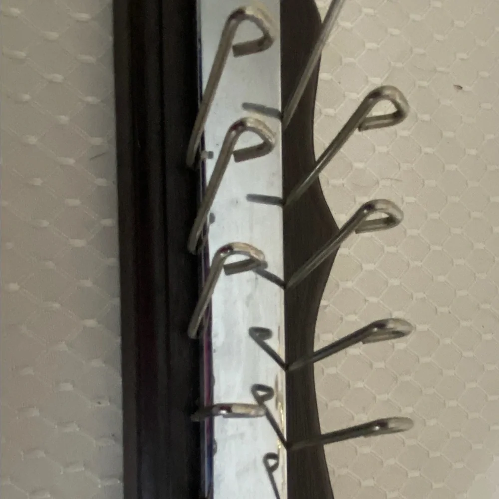 3/$29 - Vintage Tie / Belt / Jewelry / Scarf Wall Mount Rack 36 Hooks